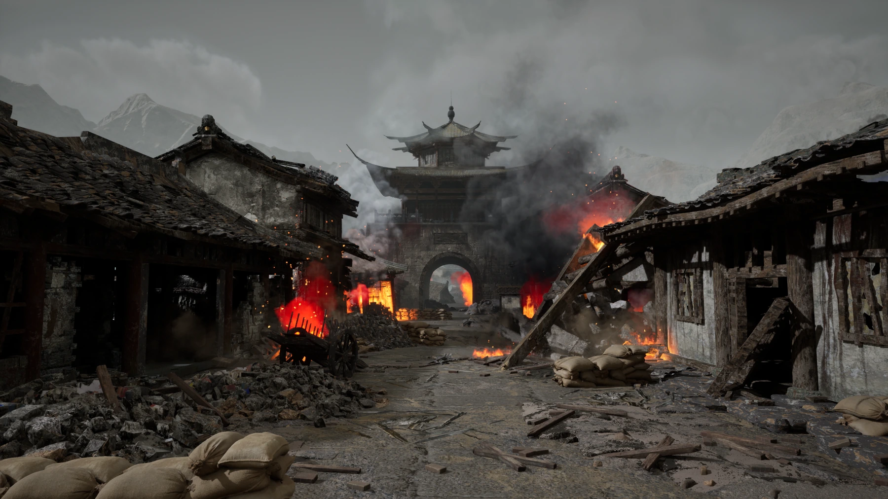 二战巷战VR场景